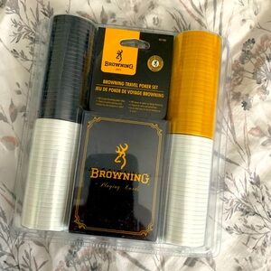 NWT! BROWNING Travel Poker Set